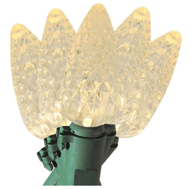 Sylvania V47829-49 Christmas C6 LED Light Set, 50-Light, Warm White