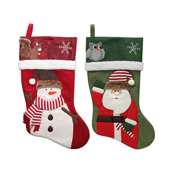 Dyno Seasonal Solutions 1197383CC Mottled Felt Stocking, 19", Assorted