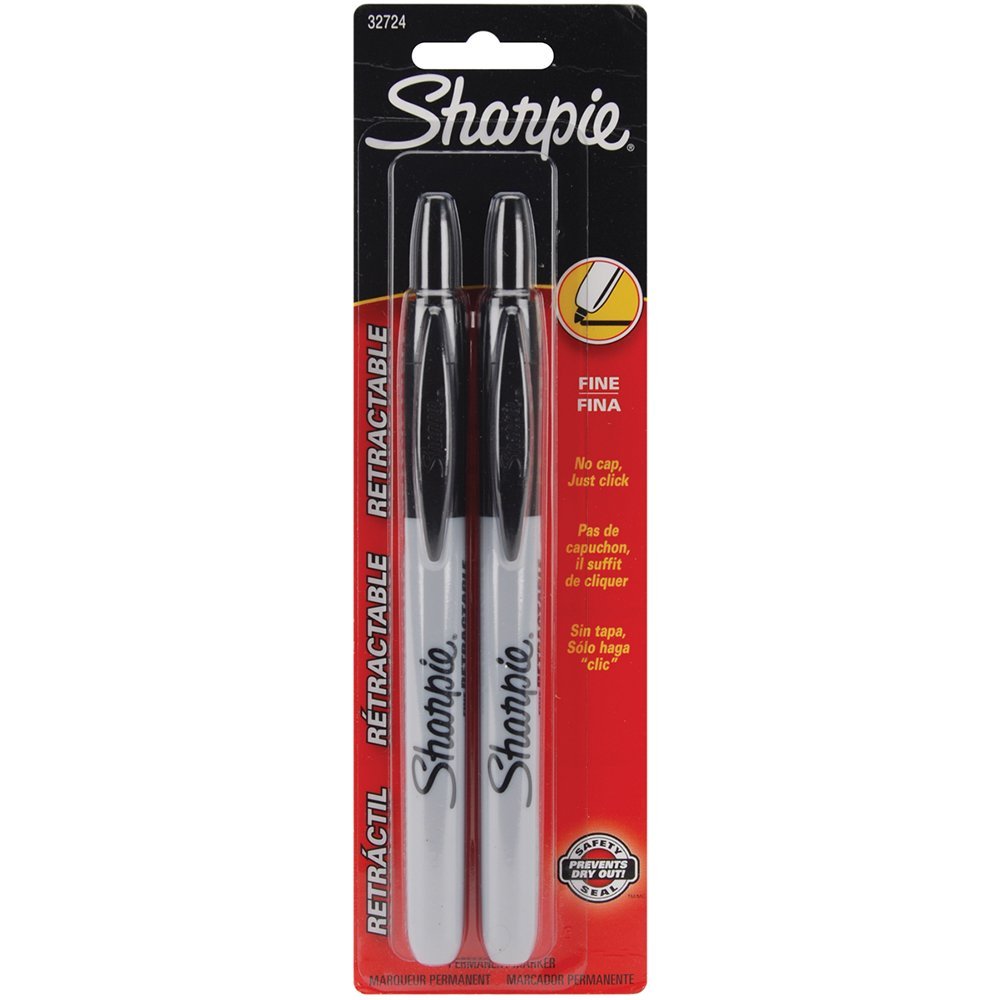 Sharpie 32724 Permanent Markers, Black