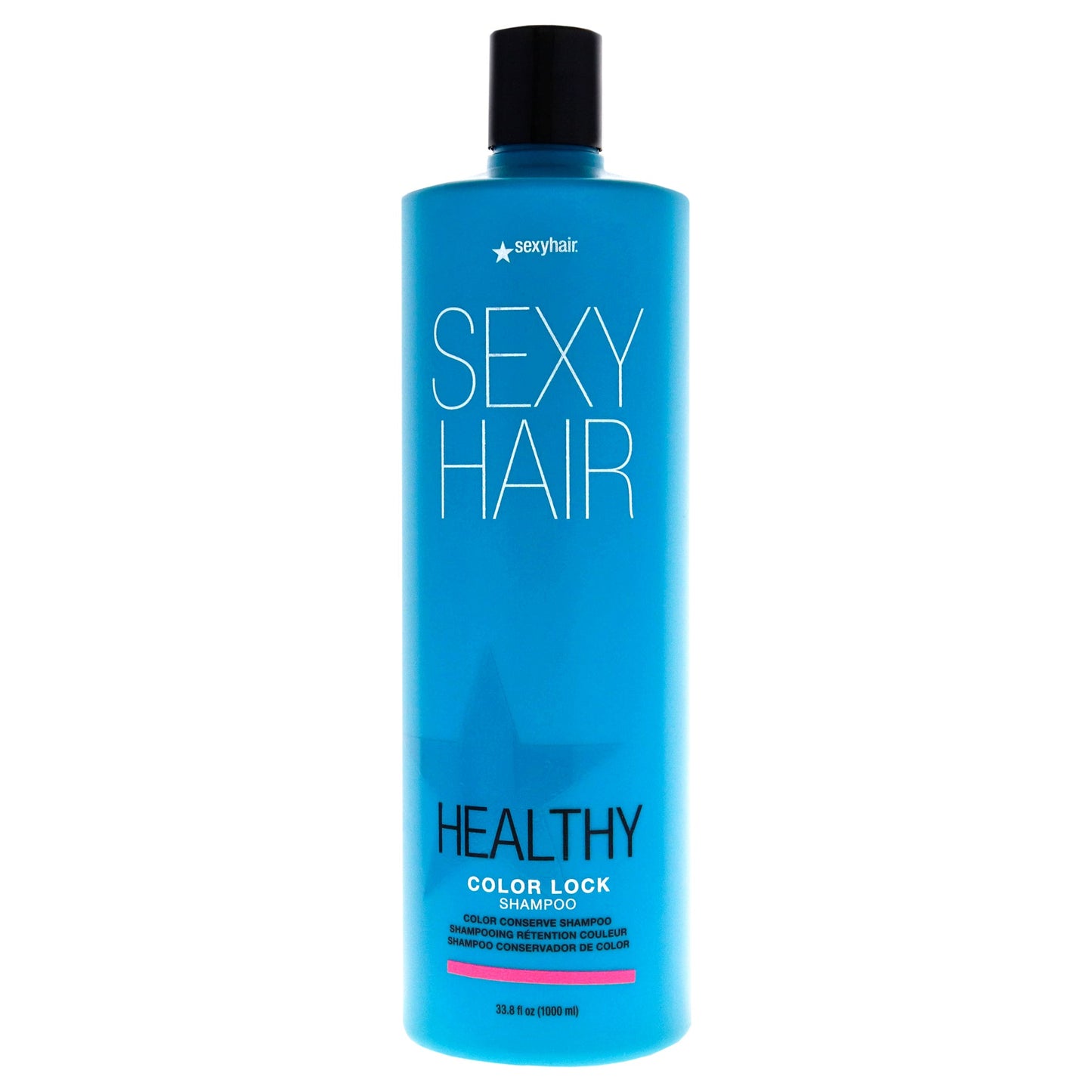 Sexy Hair Healthy Color Lock Shampoo by Sexy Hair for Unisex 33.8 oz Shampoo
