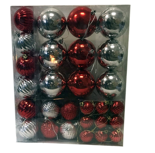 Santas Forest 99101 Shatterproof Christmas Ornament Kit, Assorted Colors