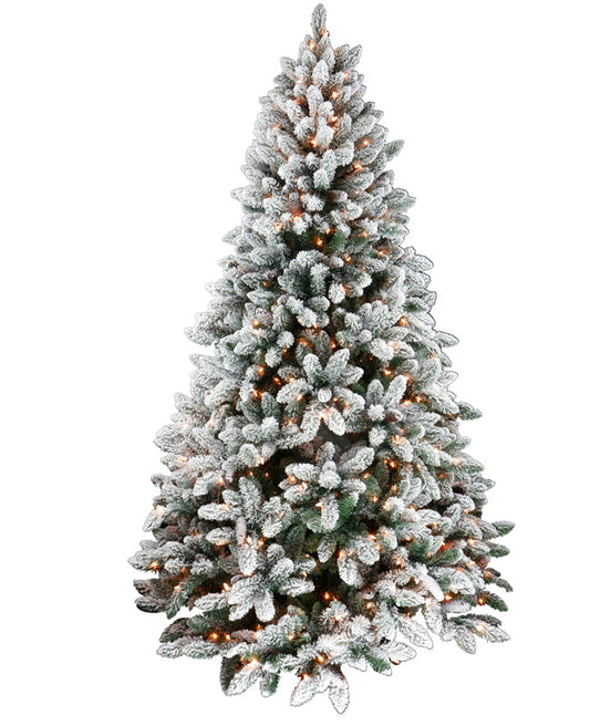 Santas Forest 63746 Christmas Pre-Lit Christmas Tree, Clear, 4-1/2'