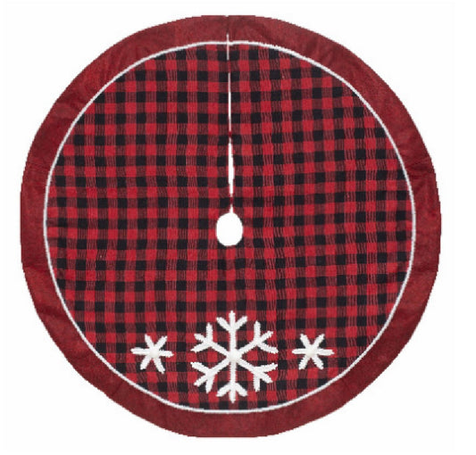 48" Plaid Tree Skirt