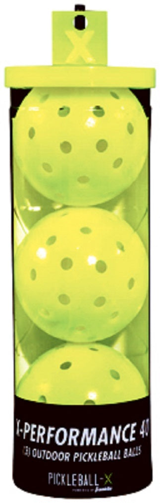 Franklin 52821 X-40 Outdoor Pickleballs, 3 Piece, Yellow
