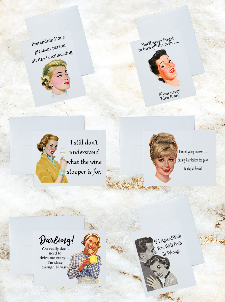 Vintage Ladies Notecard Set