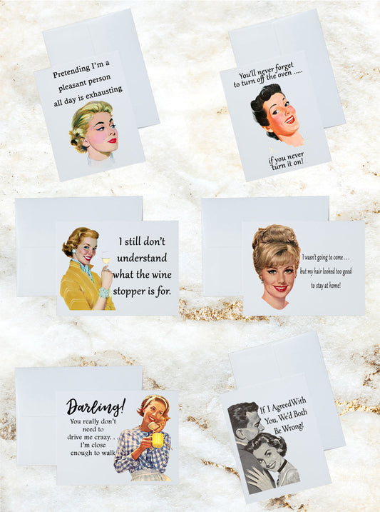 Vintage Ladies Notecard Set