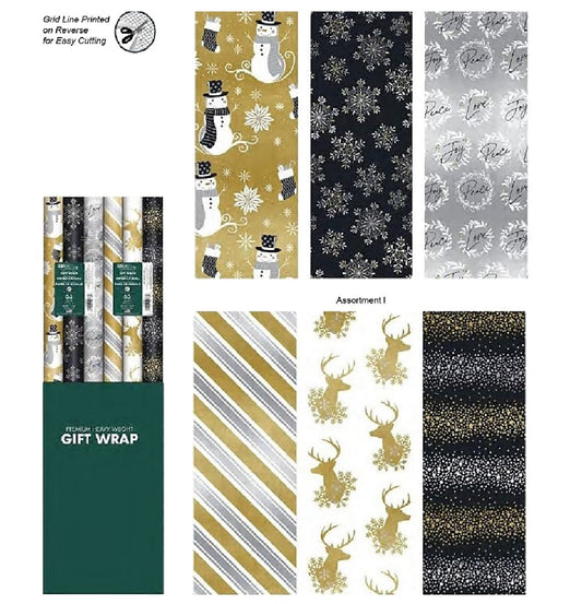 Santas Forest 68733 Christmas Gift Wrap Tissue, Foil