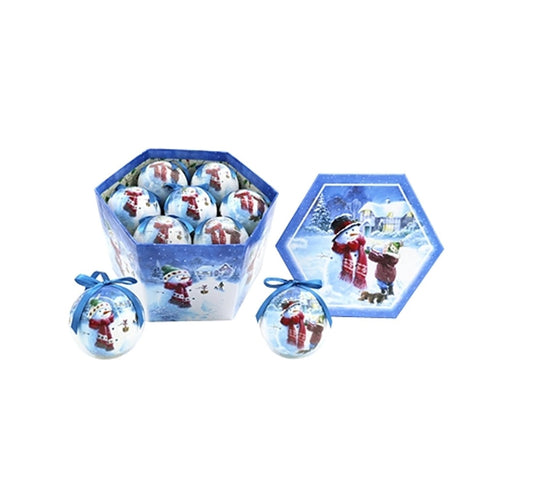 Santas Forest 99803 Ornament, Traditional Set with Matching Box