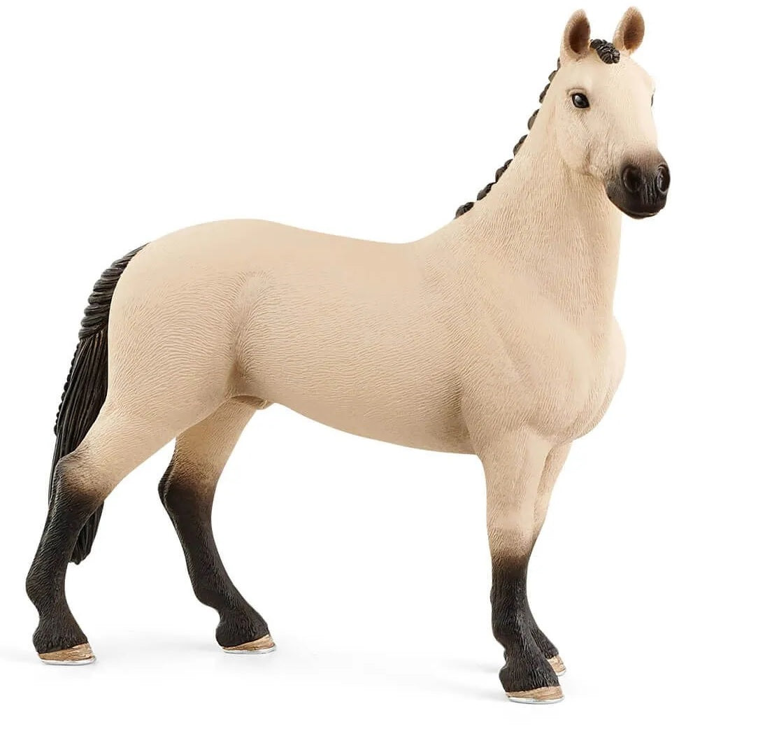 Schleich 13928 Red Dun Hanoverian Gelding Toy Animal Figurine, Plastic