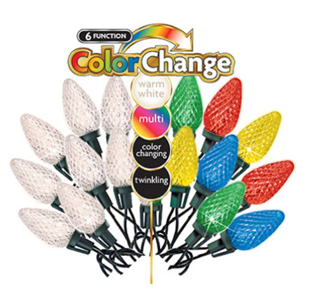 Sylvania V44904-88 Christmas Stay-Lit Multi Color Changing LED Lights