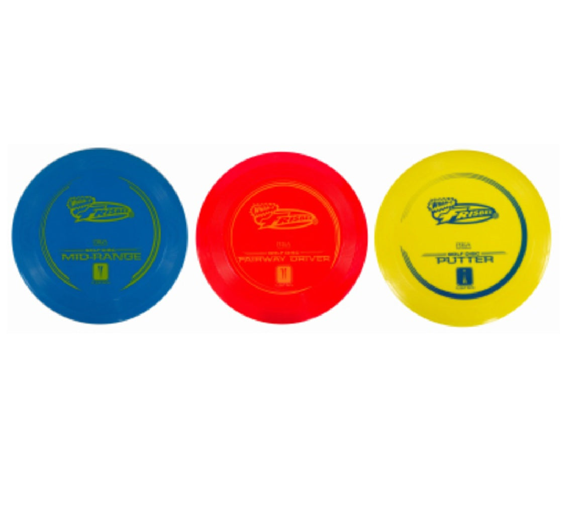 Wham-O 54020 Frisbee Golf Disc, 3 Piece