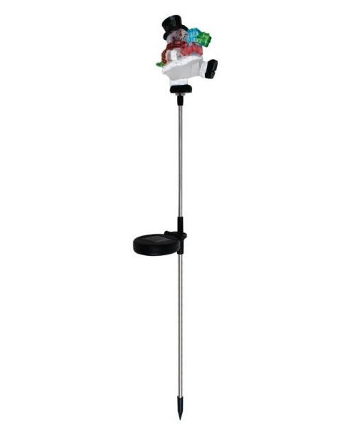 Fusion 17094 LED Solar Snowman Stick Light