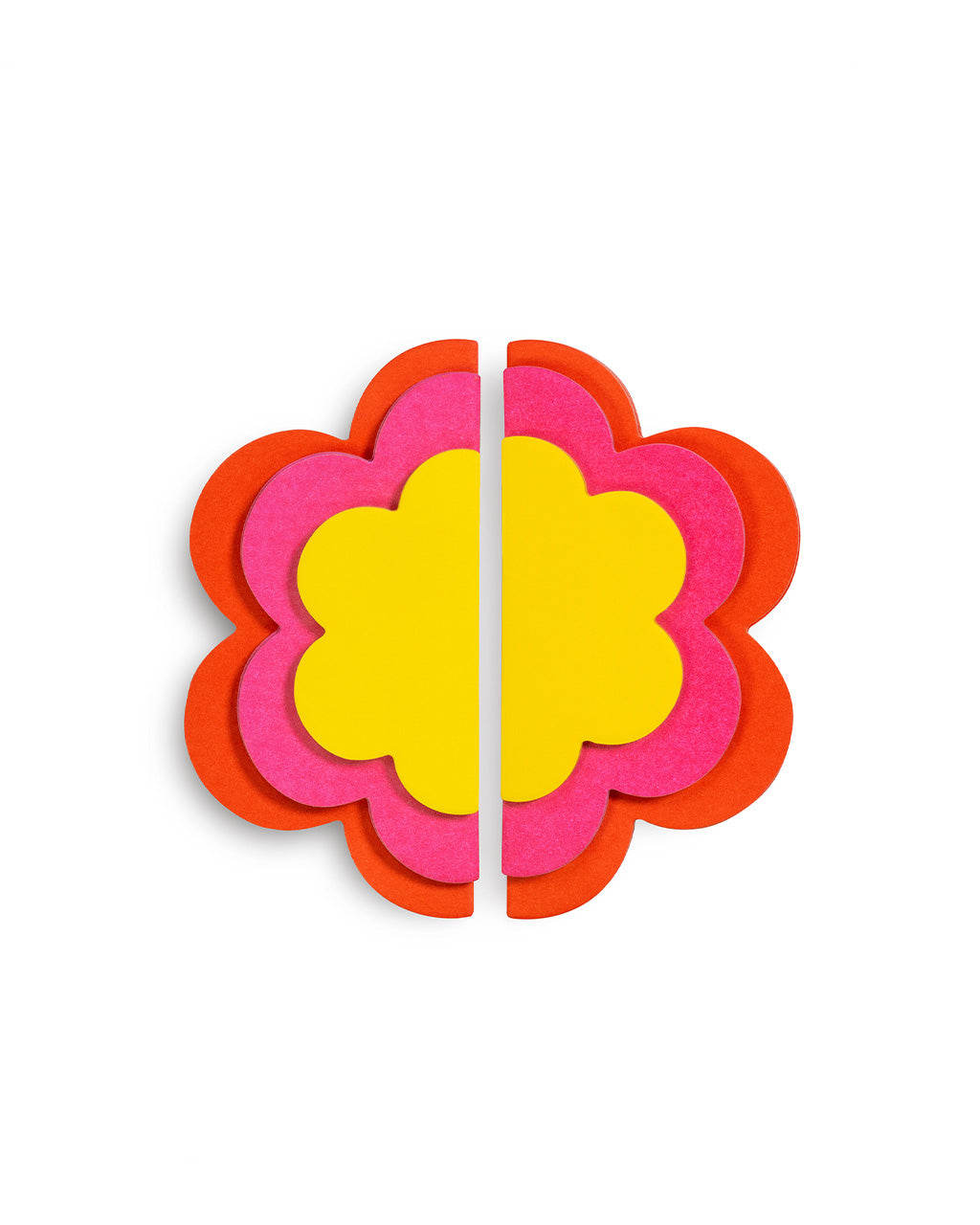 Stacked Sticky Notes - Flower